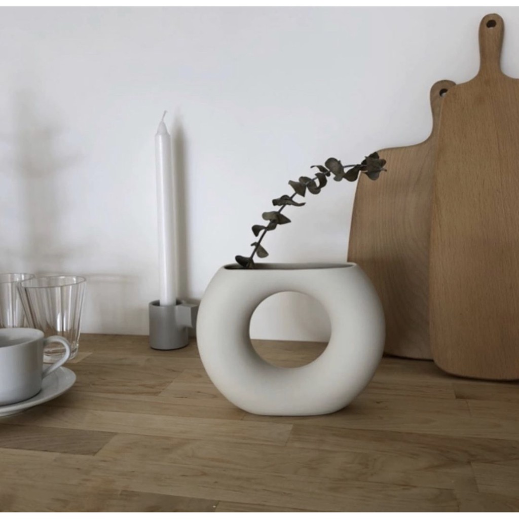 Bình gốm decor phong cách Hàn Quốc