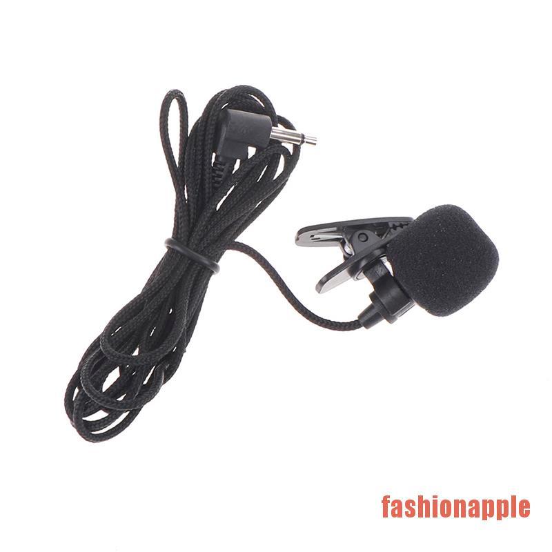 JFF Mini Mic Microphone Case for SmartPhone Recording PC Clip-on Lapel Microphone JFF