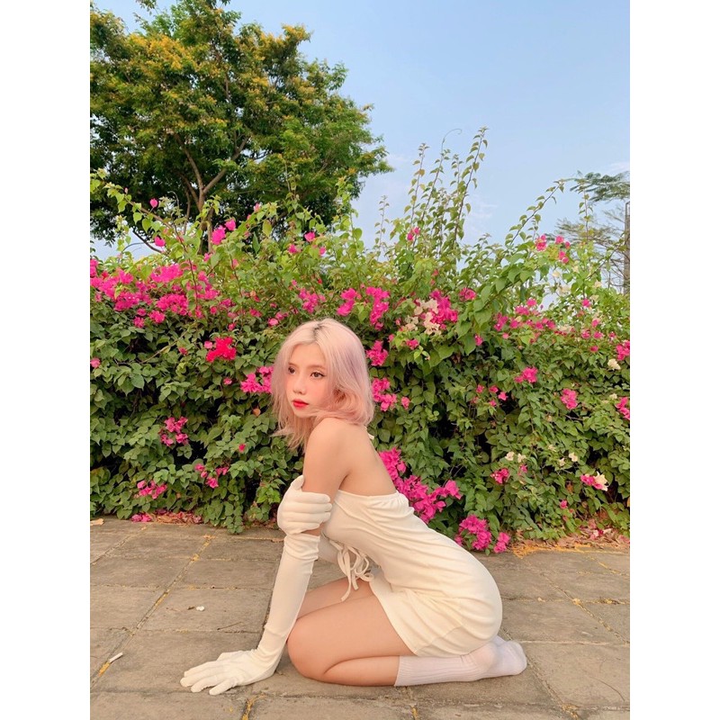 Đầm Body Cột Dây Kèm Găng Tay Sexy Chất Thun (KILLER DRESS) | BigBuy360 - bigbuy360.vn
