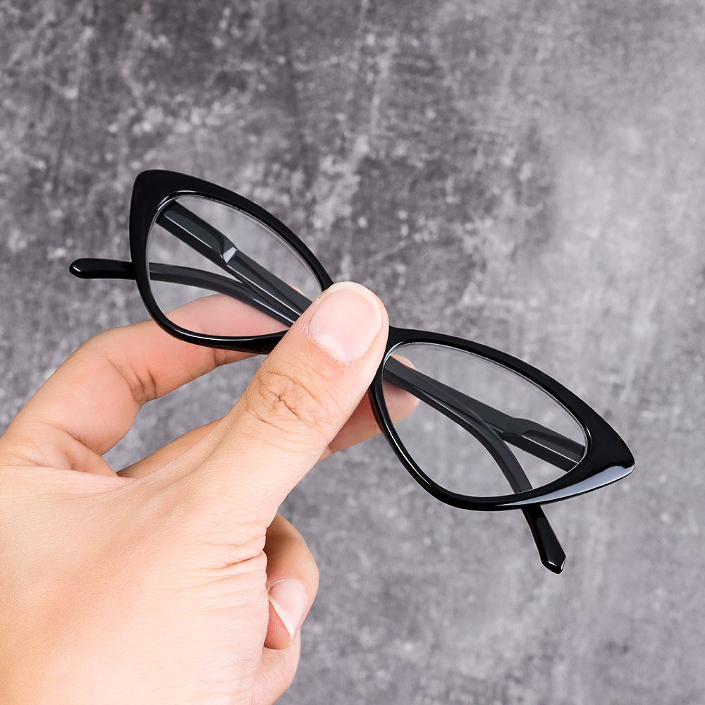 Mắt kính đọc sách tròng trong suốt siêu nhẹ thời trang nam nữ