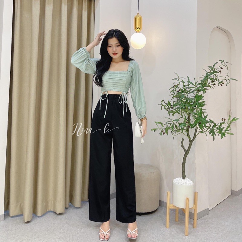 [ẢNH THẬT] Áo Croptop Rút Dây. Croptop Cá Tính. Style Năng Động. Nhiều Màu Xếp Ly Siêu Xinh. Chất Liệu Mát Mẻ 1052