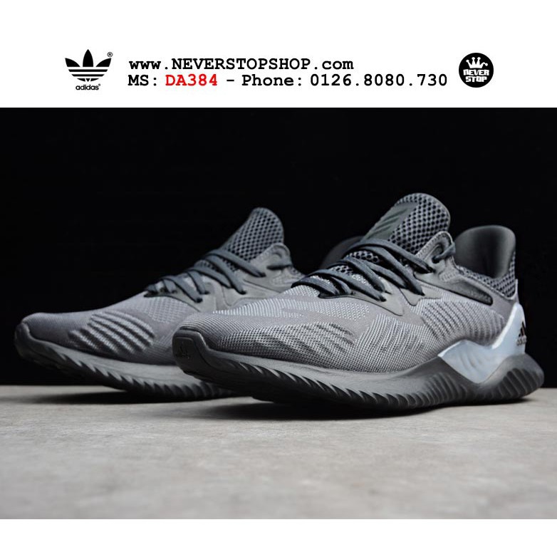 ADIDAS ALPHABOUNCE BEYOND XÁM TRẮNG giày thể thao siêu êm, nhẹ, chống hôi chân [TẶNG VỚ] 👟 NEW 2020