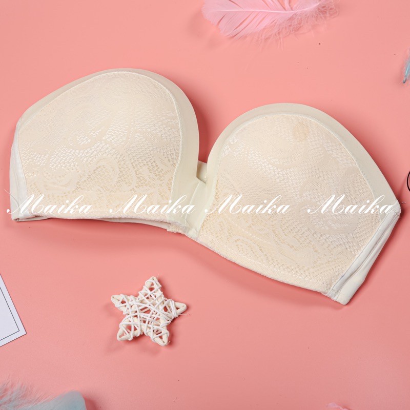 Áo ngực không dây Yuna  chống tụt đệm mỏng với thiết kế hình bàn tay giúp nâng đẩy tối đa , phụ kiện thời trang MAIKA | BigBuy360 - bigbuy360.vn