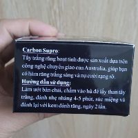 Tẩy trắng răng- bột than hoạt tính Carbon Supro