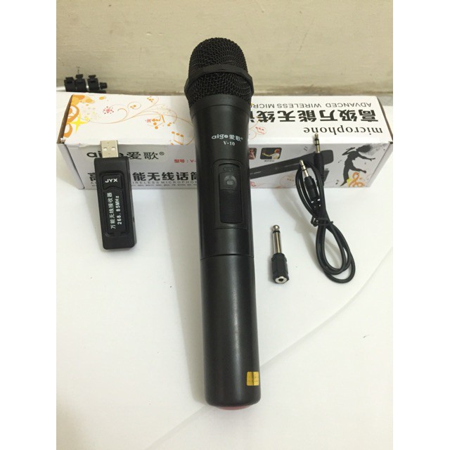 Micro Không Dây V10 Cho Loa P88/P89
