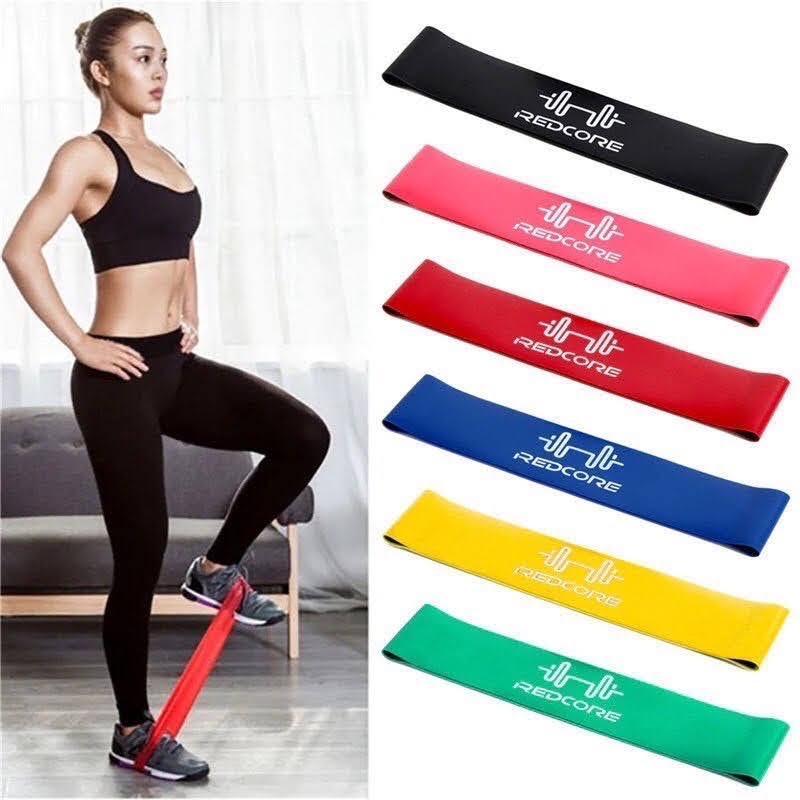 Dây miniband, Dây kháng lực tập gym bằng cao su co giãn tốt tập chân mông