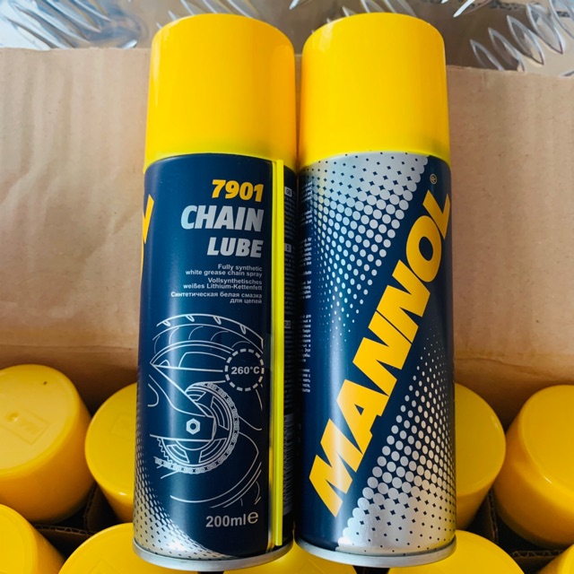 MANNOL 7901 Chain Lube - Dưỡng Sên Cao Cấp Không Văng 200ML Made in Germany