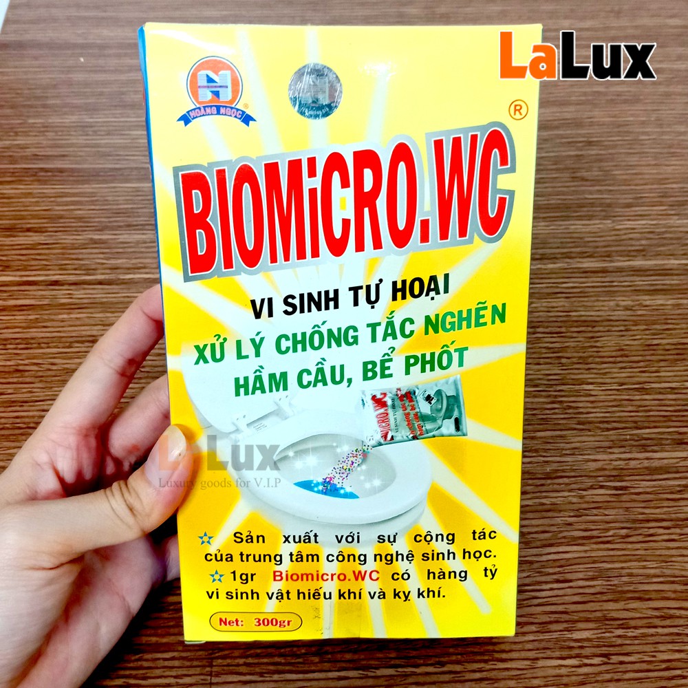 Bột Thông Tắc Hầm Cầu BIOMICRO.WC - Bột Thông Tắc Bồn Cầu - Thông Tắc Bể Phốt,...