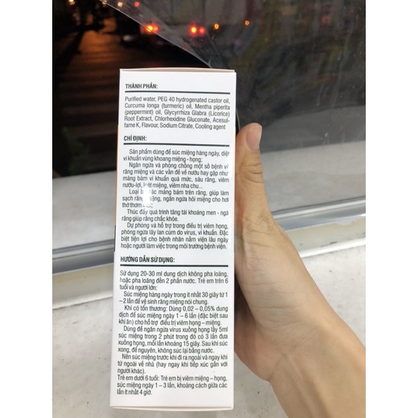 Nước súc miệng họng SUMI CHLORHEXIDINE