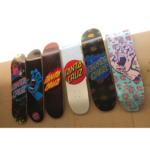 Santacruz skateboard deck Ván Trượt Chuyên Nghiệp Santacruz 31 * 8inch 7 Lớp Siêu Co Giãn