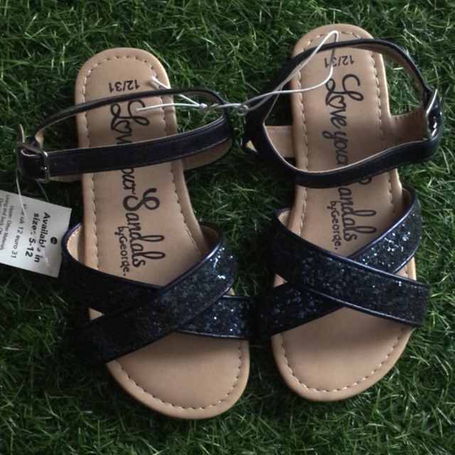 Dép George quai chéo bé gái