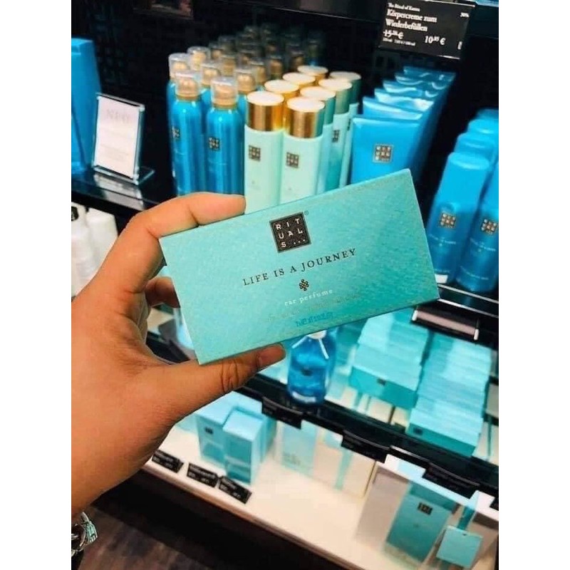 NƯỚC HOA Ô TÔ RITUALS CHẢNH VÔ CÙNG  SET GỒM 1 THANH KÈM HAI LÕI SÁP NƯỚC HOA DÙNG NỬA NĂM MỚI HẾT