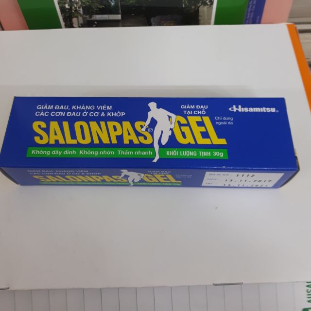 Salonpas dạng gel ( túp 30g)