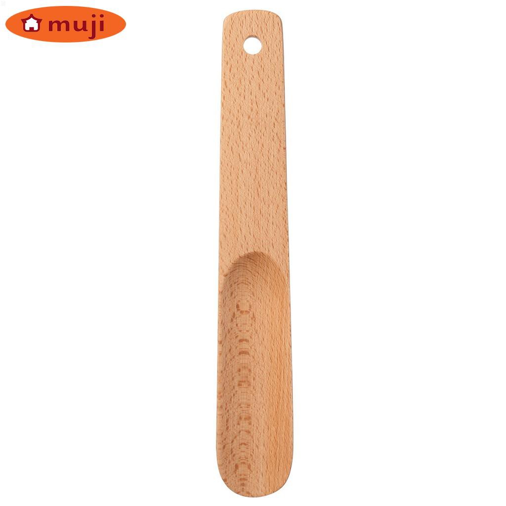 ( MUJI CHÍNH HÃNG )  DỤNG CỤ MANG GIÀY TÂY BẰNG GỖ 4x26CM