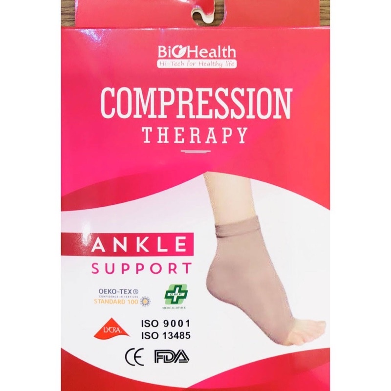 ❤TẤT VỚ GÓT TRỊ SUY GIÃN TĨNH MẠCH, TẤT, VỚ BÓ GÓT CHÂN chống giãn tĩnh mạch Biohealth Ankle Support Tất gót tĩnh mạch