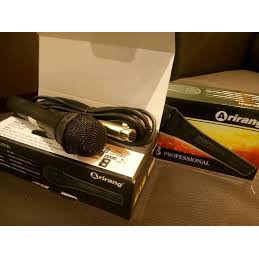 Mic karaoke Arirang có dây gắn loa kéo, loa bluetooth, amply, âm thanh cực hay