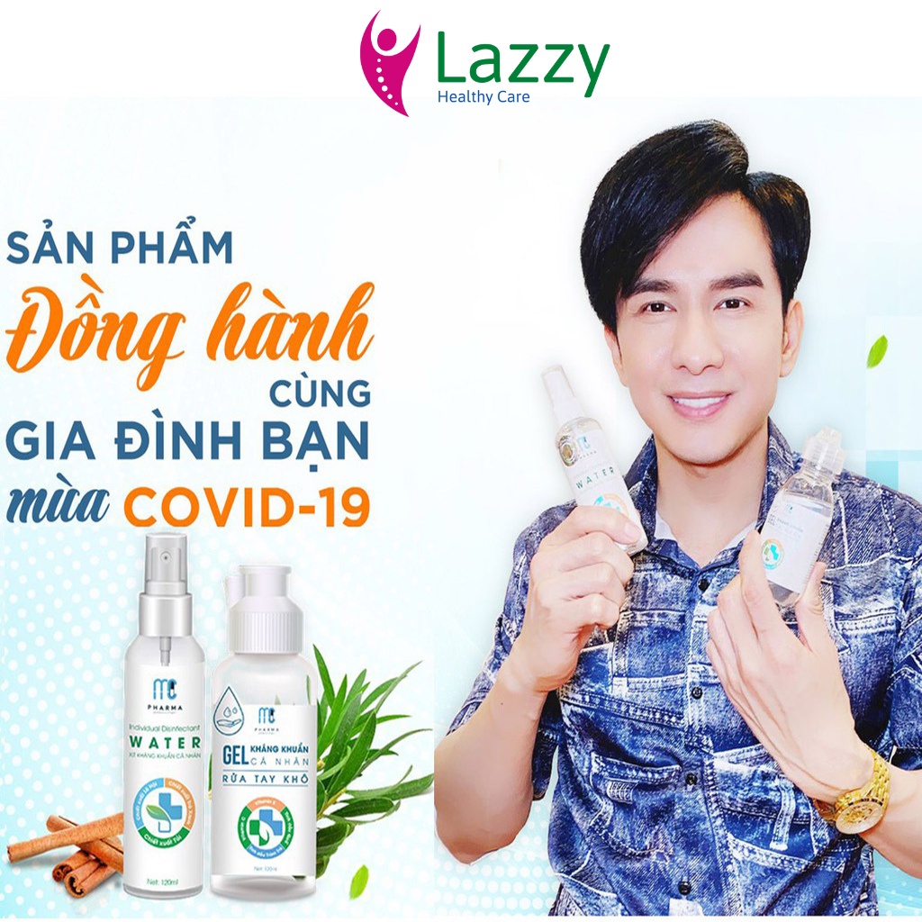 Nước rửa tay khô, gel rửa tay MC Pharma, diệt 99,99% vi khuẩn, 60 - 120ml