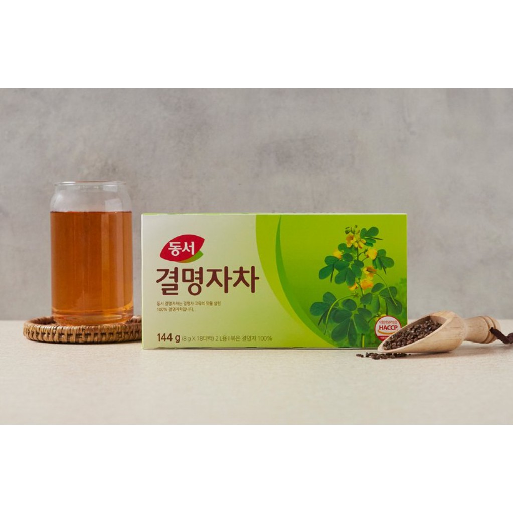 [DONGSUH] TRÀ HẠT MUỒNG 144G - [동서] 결명자차 8g*18티백