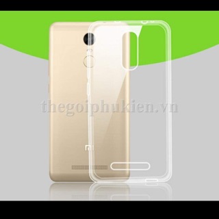 Ốp lưng dẻo trong suốt loại 1 cho xiaomi redmi note 3