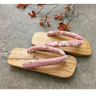 Guốc Nhật Geta Nhật Bản Sakura Hoa Anh Đào