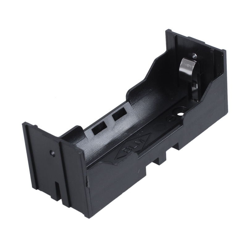 Hộp đựng pin 26650 đơn bằng nhựa Hộp đựng 10 cái Màu đen