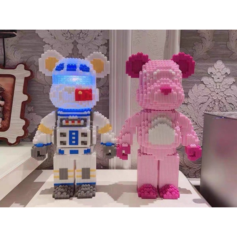 LEGO LẮP RÁP BEARBRICK SIZE LỚN 36cm BỘ ĐỒ CHƠI LẮP RÁP MÔ HÌNH 3D CHO TRẺ
