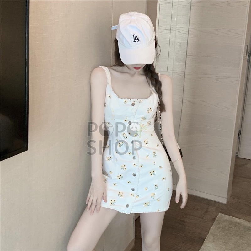 Váy ôm body hoa cúc nhí xinh xắn trẻ trung