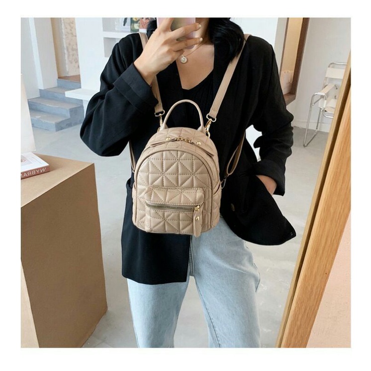 Balo mini đa năng trần trám da mềm quảng châu