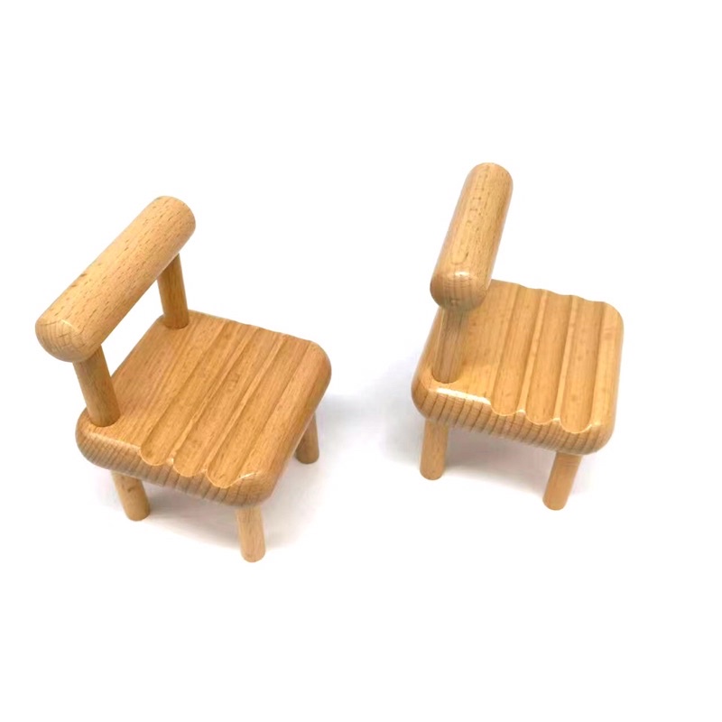 Giá Đỡ Điện Thoại Hình Chiếc Ghế Tiện Dụng , Chất Liệu Gỗ , Gọn Gàng , Xinh Xắn