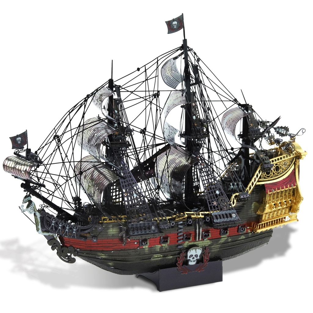 đồ chơi lắp ráp PIECECOOL DIY mô hình tàu cướp biển 3D bằng kim loại tiện lợi