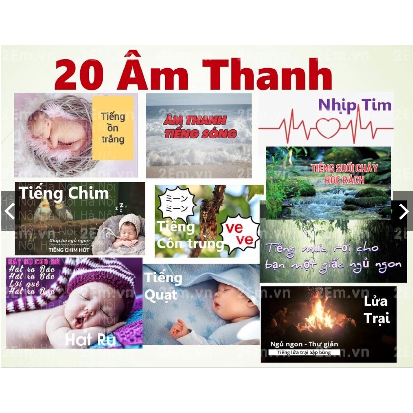 App Nghe Tiếng Ồn Trắng - Bằng thiết bị của bạn (white noise tạo tiếng ru giúp bé ngủ ngon,sâu giấc) - Hà Nội