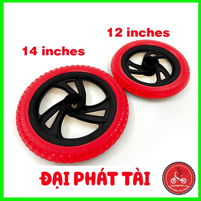 Bánh xe đạp trẻ em 2 bánh Đại Phát Tài - cỡ 12 inches và 14 inches