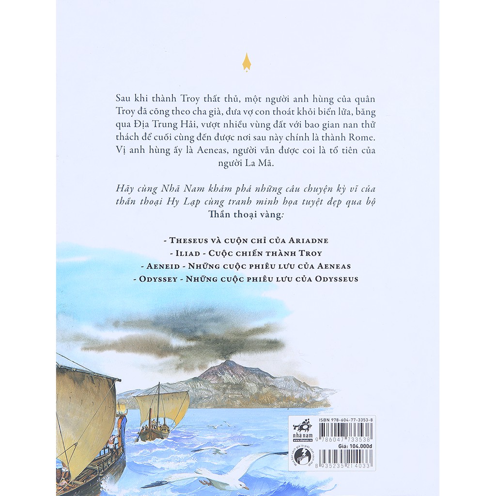 Sách - Bộ Thần Thoại Vàng - Aeneid - Những Cuộc Phiêu Lưu Của Aeneas | BigBuy360 - bigbuy360.vn