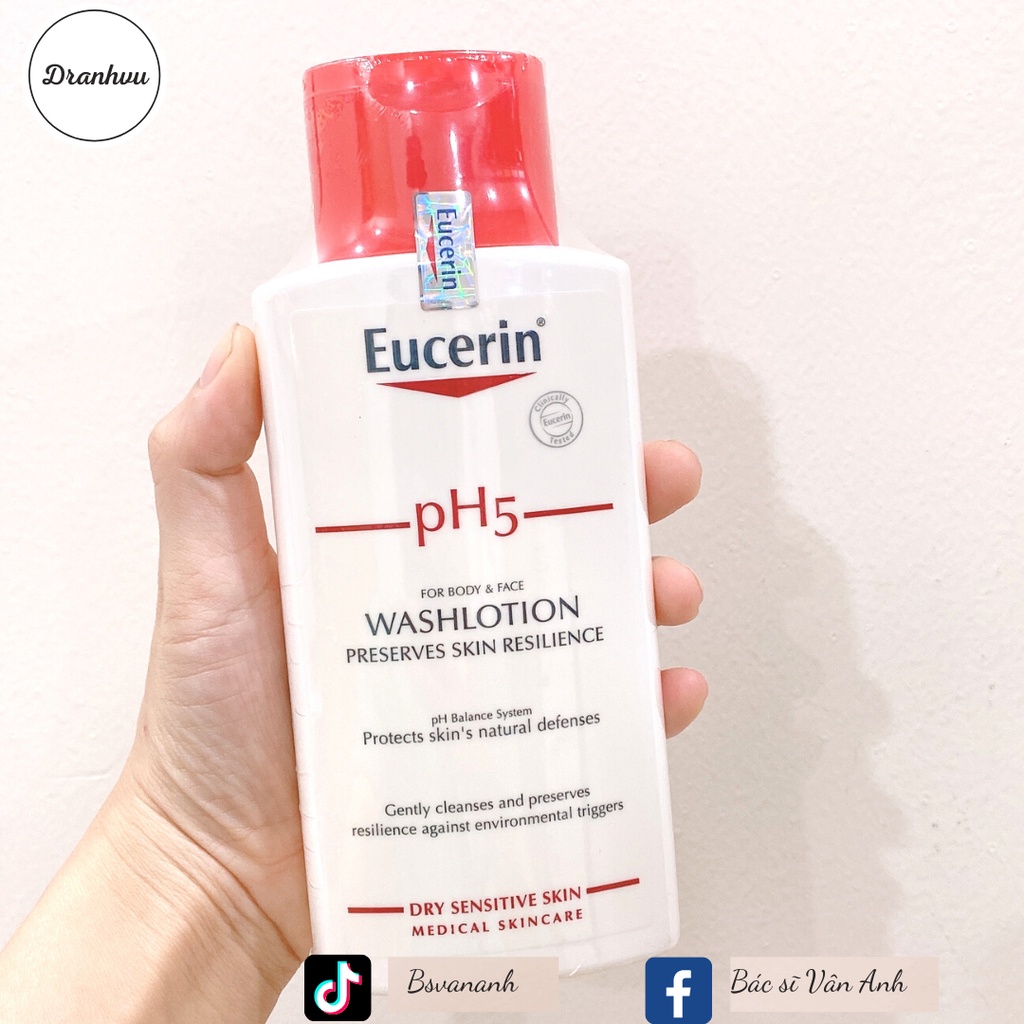 Sữa Tắm Dành Cho Da Nhạy Cảm Eucerin Ph5 Washlotion