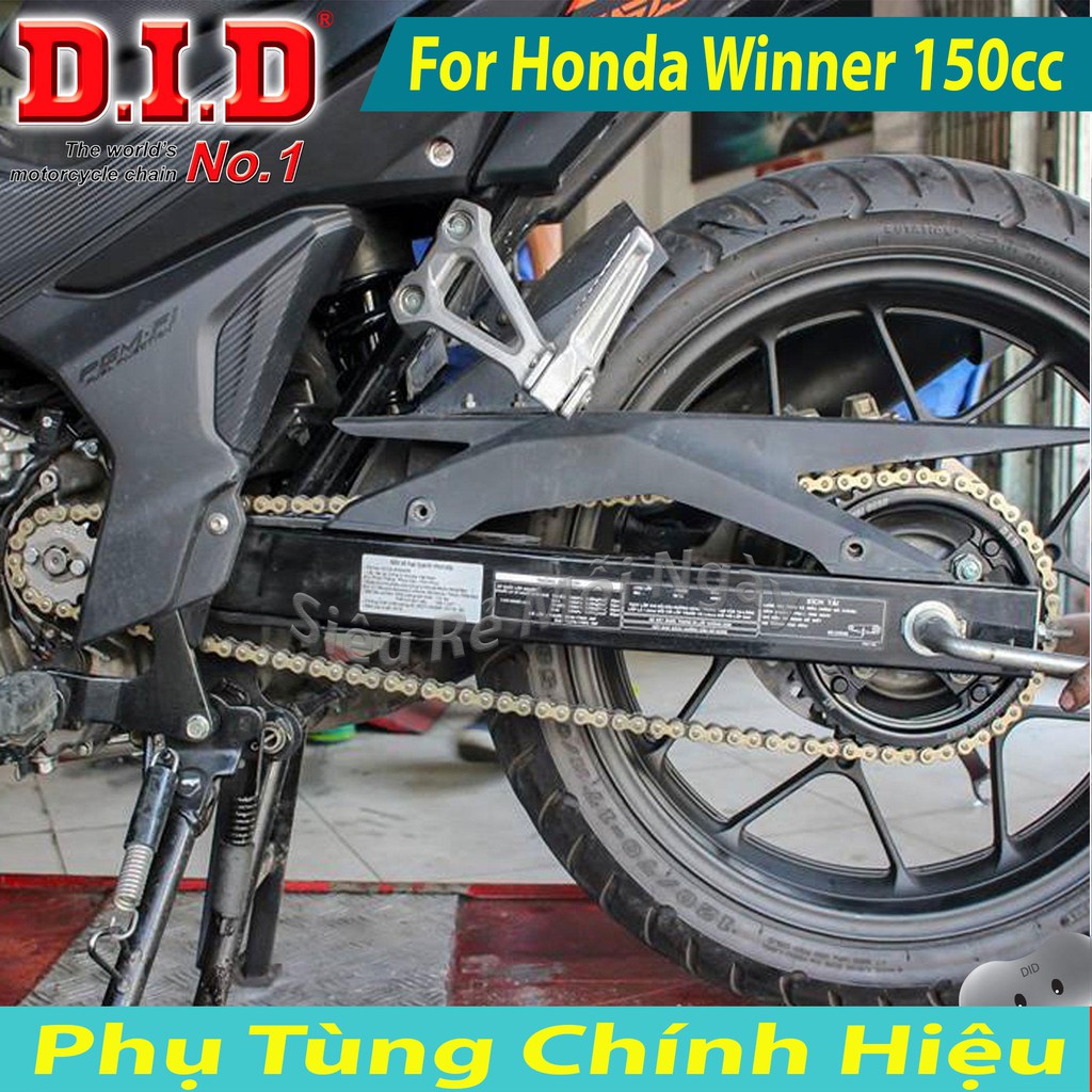 Bộ Nhông Sên Dĩa DID Honda Winner 150cc Cover Sên DID Vàng 10ly Thái Lan