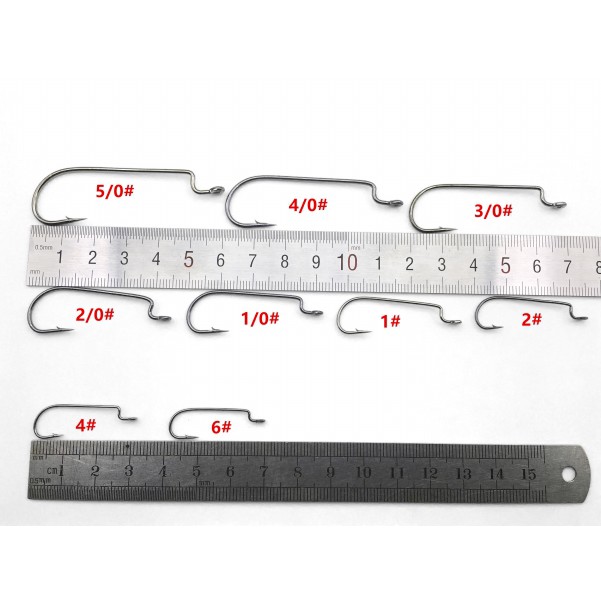 Set 20 móc câu cá bằng thép carbon 6 # - 5 / 0 # GAP