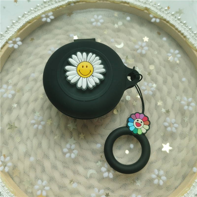 Vỏ Bảo Vệ Hộp Sạc Tai Nghe LG Tone Free FN7/FN6/FN5/FN4 Bằng Silicon Họa Tiết Hoạt Hình Dễ Thương Kèm Dây Đeo Ngón Tay Tiện Dụng