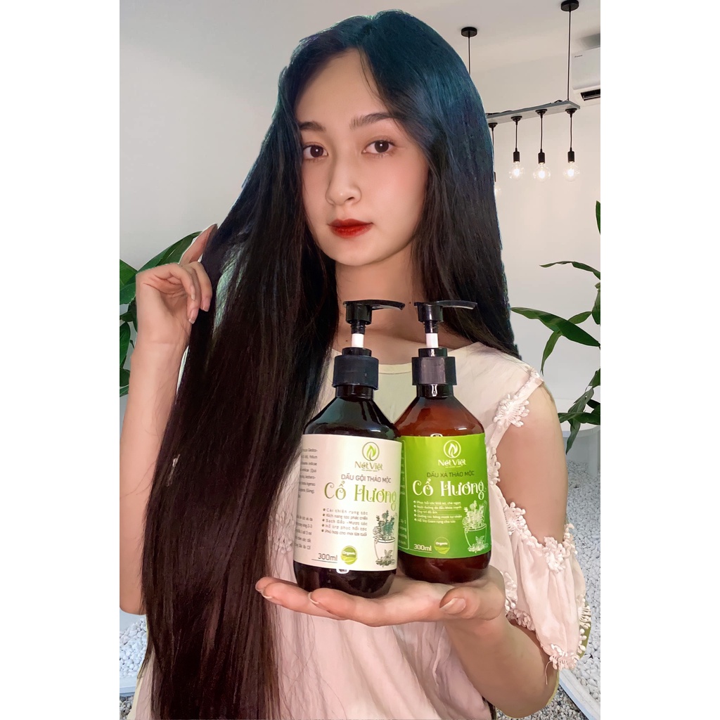 Combo Dầu Gội + Dầu Xả Thảo Mộc Cổ Hương (Kích Mọc - Giảm rụng) | BigBuy360 - bigbuy360.vn