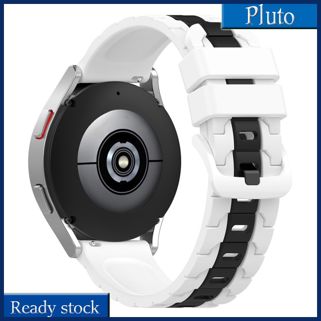 Mới Dây Đeo Silicon Hai Màu 20mm Cho Đồng Hồ Thông Minh Samsung Galaxy Watch5 Watch4