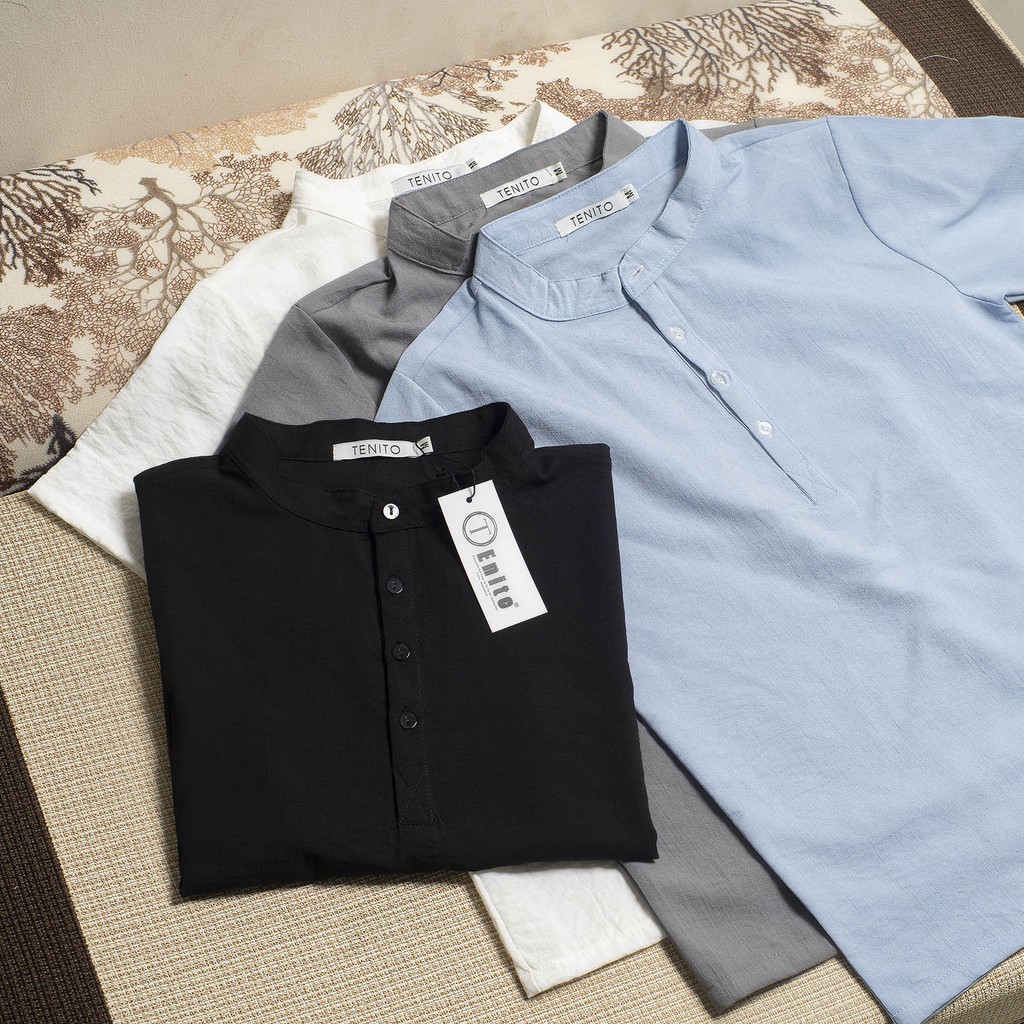 [Mã FAMAYMA2 giảm 10K đơn 50K] Áo Đũi Nam Cộc Tay, Chất Đũi Tự Nhiên, Mềm, Mịn, Mát | BigBuy360 - bigbuy360.vn