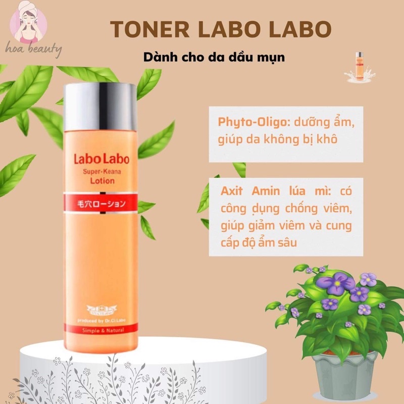Toner labolabo - nước hoa hồng labolabo Nhật Bản