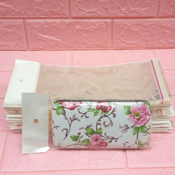 1kg Túi Opp dán mép  10x18cm  - Túi ni lông băng keo dán miệng - Bao nilon dán miệng