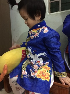 Áo dài cách tân bé trai. Lẻ