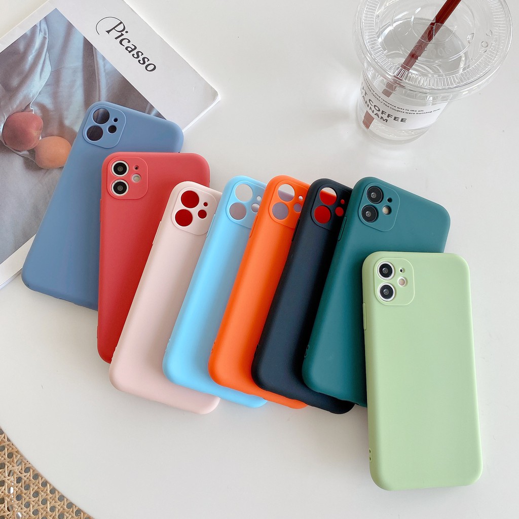 Ốp lưng iphone TPU trơn dẻo bảo vệ camera 7Plus/8Plus/X/XsMax/11/11Promax Dino Case