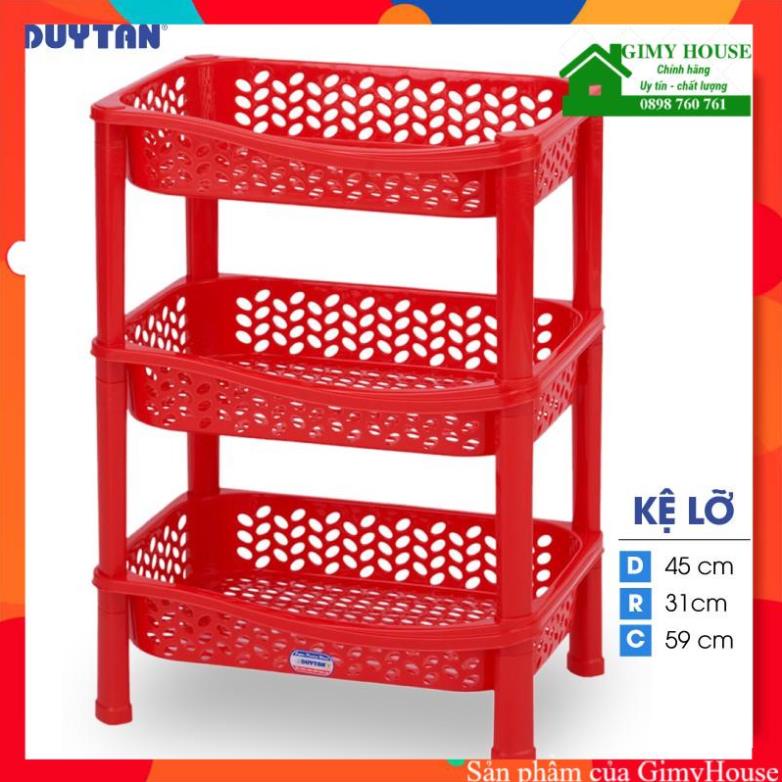 Kệ Nhựa Duy Tân size lỡ loại 3 ngăn Chứa đựng và bảo quản đồ dùng, cốc chén, bát đĩa, thực phẩm sạch sẽ