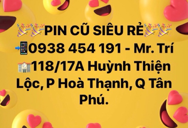 Combo 10 cell pin 18650 cũ Li-on 3,5v đủ loại