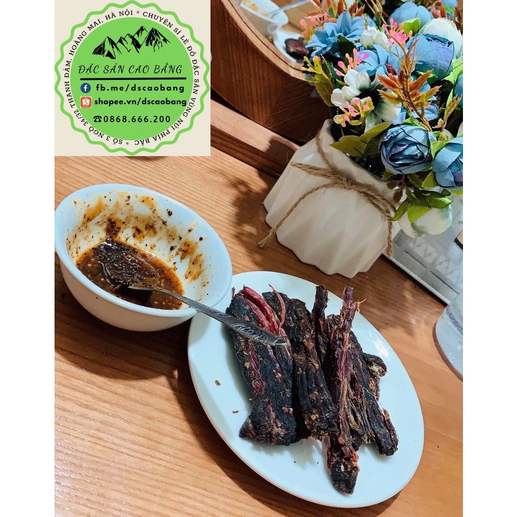 Đặc Sản Cao Bằng💥Thịt Trâu Gác Bếp💥Thịt Siêu Sạch, Ảnh Thật nhà làm, Tặng Chẳm Chéo ⭐️Gói 250gr Dùng Thử | BigBuy360 - bigbuy360.vn