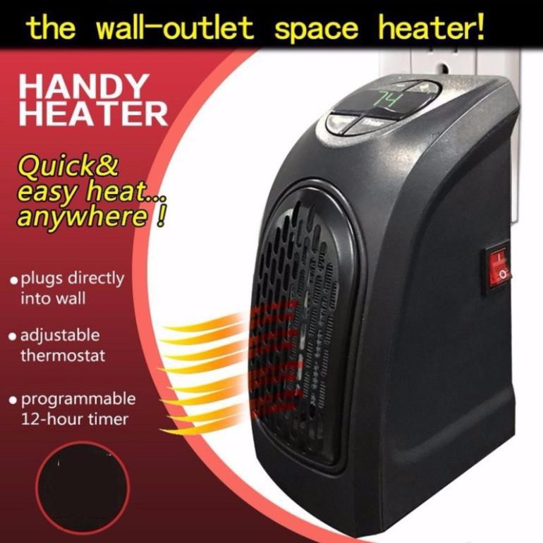 Quạt Sưởi Ấm Handy Heater Tiết Kiệm Điện Có Hẹn Giờ