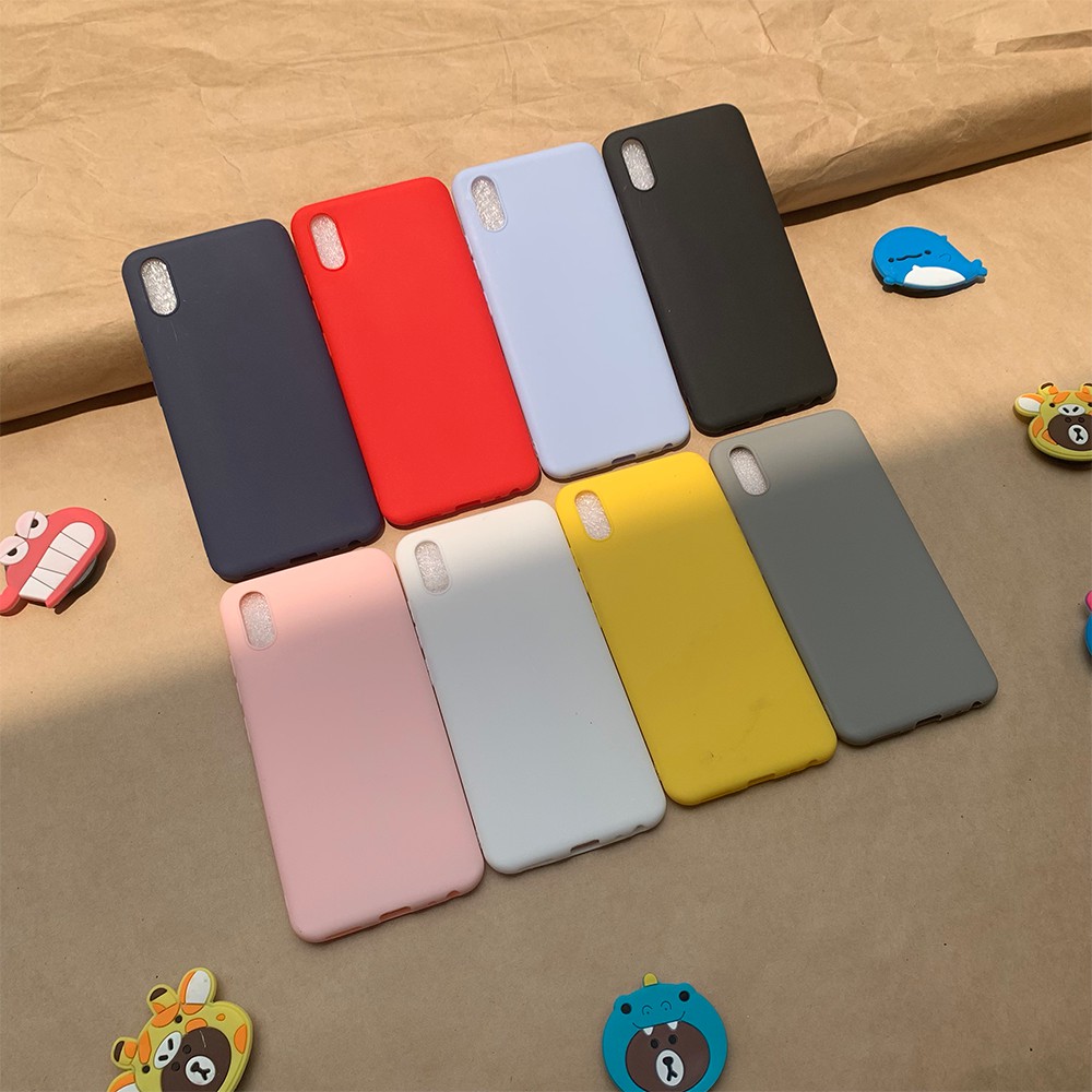 Ốp Vivo Y91C/ Ốp lưng vivo Y91C dẻo trơn nhiều màu, tặng kèm Popsockets, có video và ảnh chụp thực tế