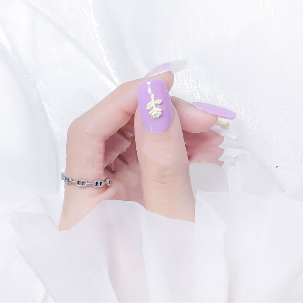 [Hàng mới về] Phụ kiện đính móng tay hình hoa hồng 3D đẹp mắt nhiều màu tùy chọn